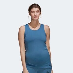 Women's Adidas Maternity Slim Fit Aeroready Racerback Tank Top Size Medium